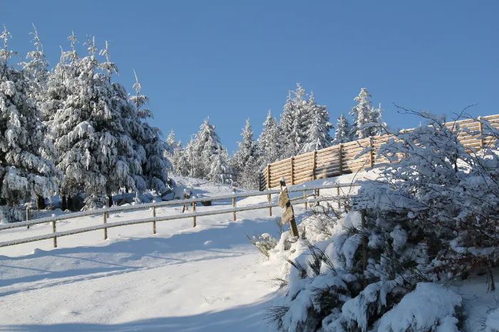 Neige à Bécajat