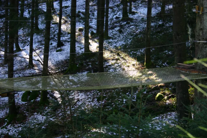 Parcours aventure à Bécajat